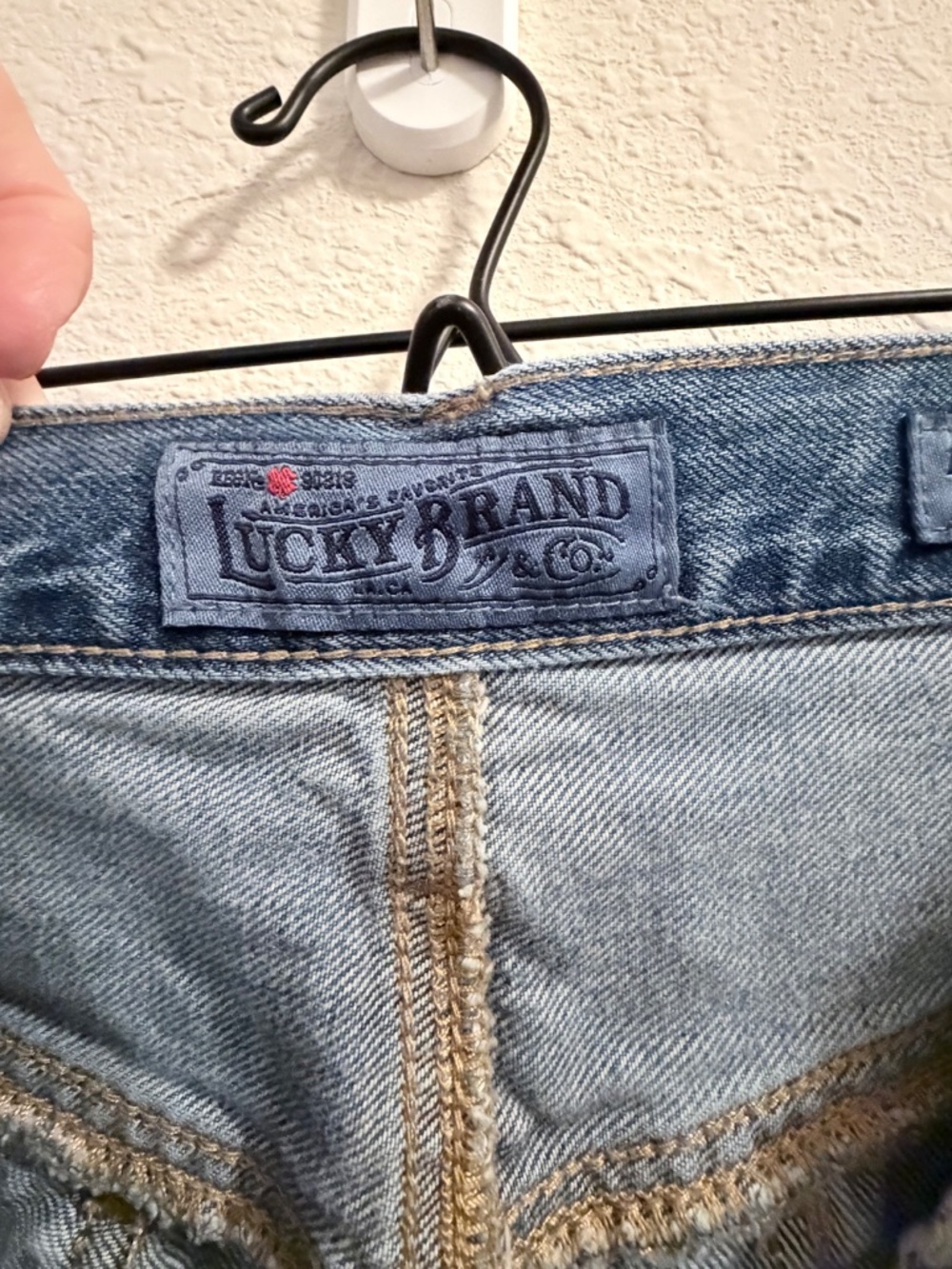 Lucky Brand Snap Up Denim Midi Skirt Size 10/30 Side Snaps Western - Picture 6 of 12